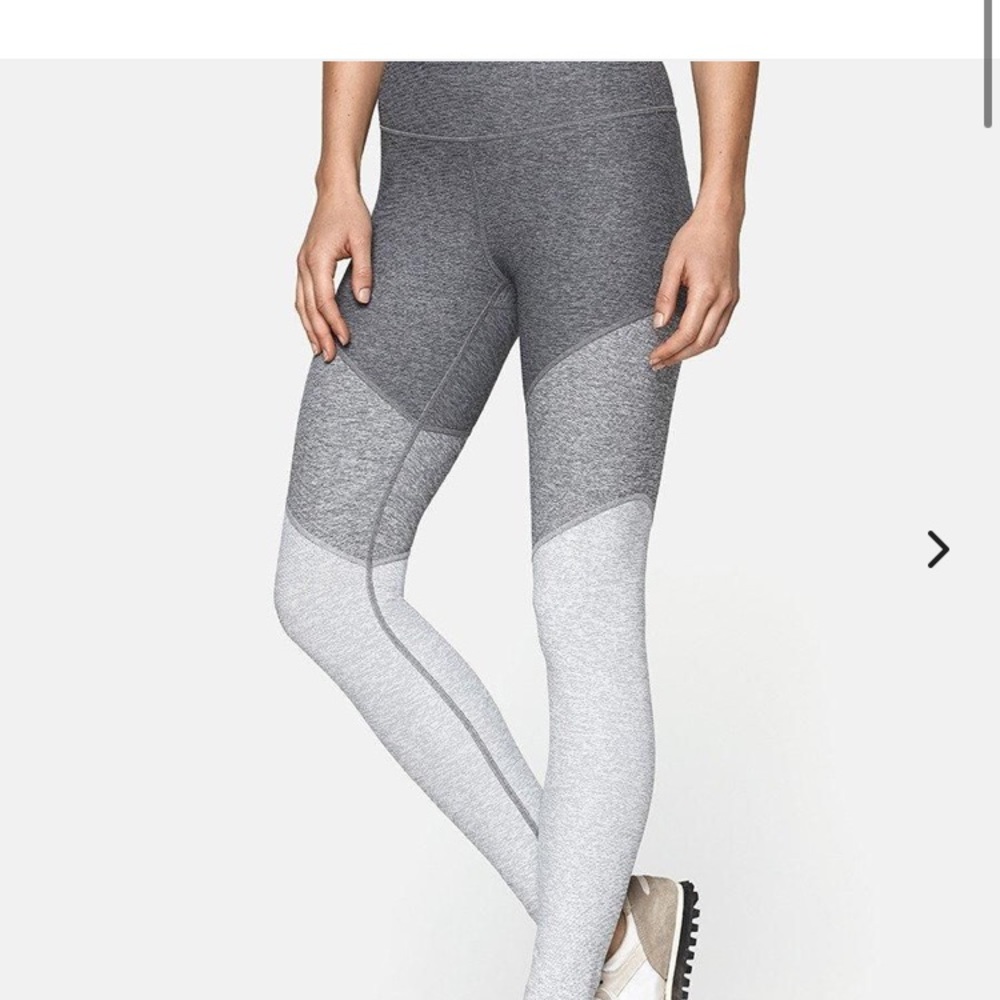 Three tone  warm up leggings 7/8 length